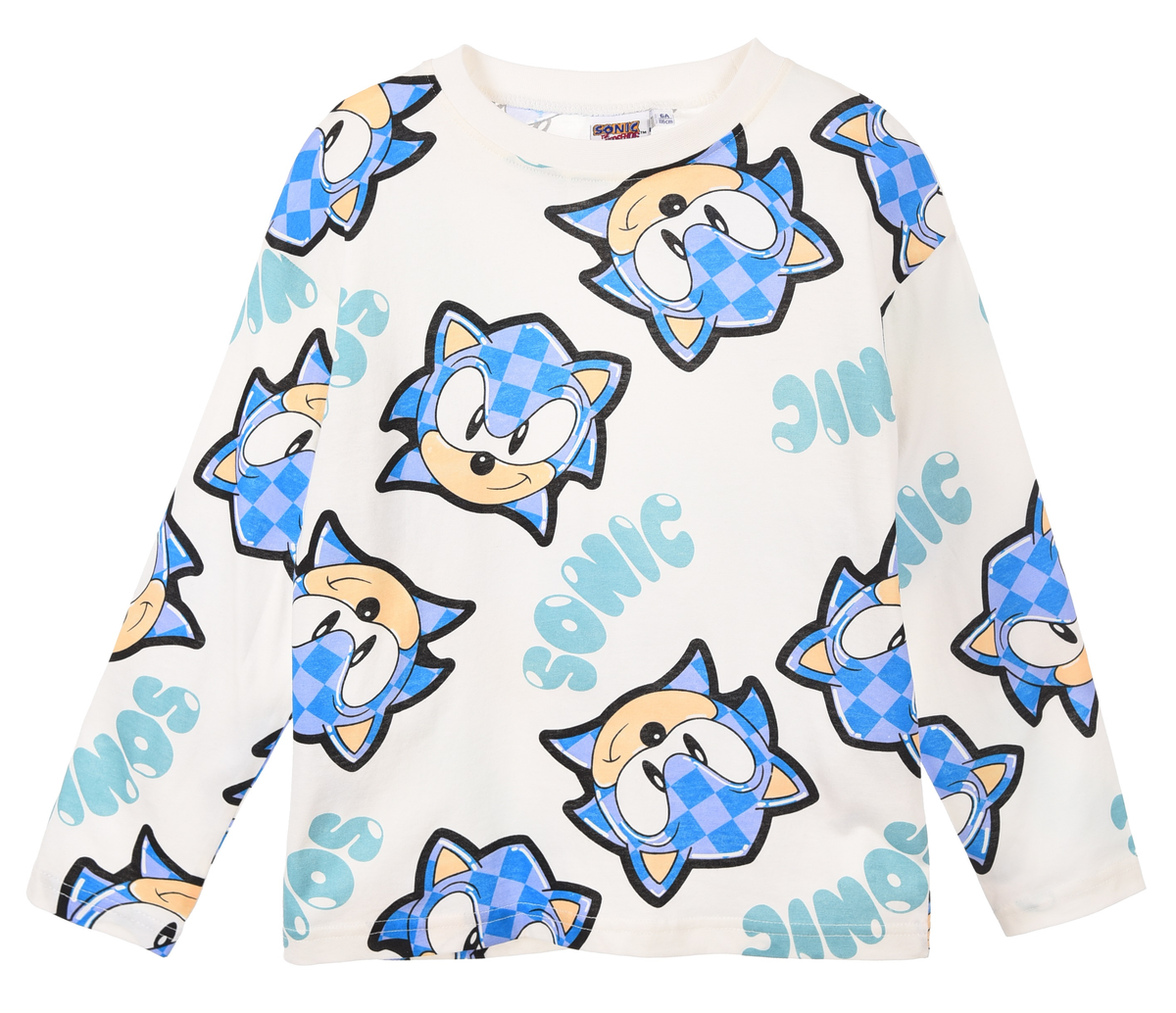 T-Shirt M.l. Sonic Maglia per Bambini 3/8 Anni - Hy10427