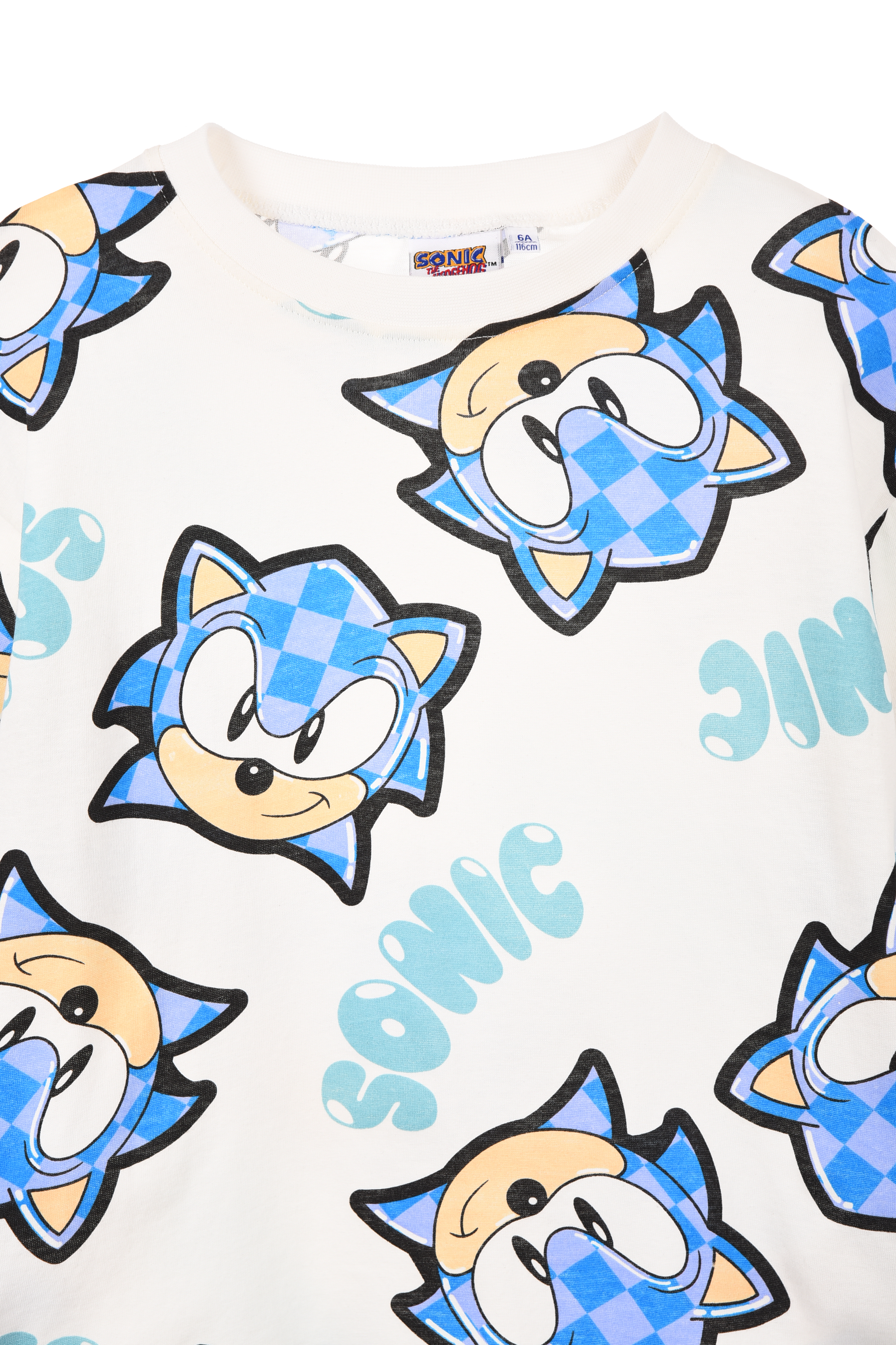 T-Shirt M.l. Sonic Maglia per Bambini 3/8 Anni - Hy10427