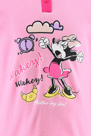 Pigiama Minnie Mouse DISNEY Bambina 100% Cotone Interlock 200 Gr - Hy20149.bfucsia