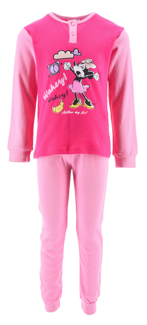 Pigiama Minnie Mouse DISNEY Bambina 100% Cotone Interlock 200 Gr - Hy20149.brosa