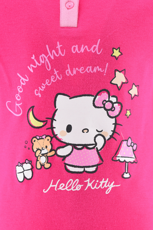 Pigiama Hello Kitty Bambina 100% Cotone Interlock 200 Gr - Hy20161.brosa