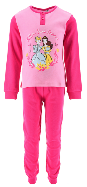 Pigiama Principesse DISNEY Bambina 100% Cotone Interlock 200 Gr - Hy20160.bfucsia
