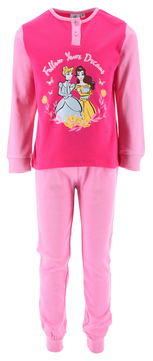 Pigiama Principesse DISNEY Bambina 100% Cotone Interlock 200 Gr - Hy20160.brosa