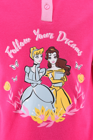 Pigiama Principesse DISNEY Bambina 100% Cotone Interlock 200 Gr - Hy20160.brosa