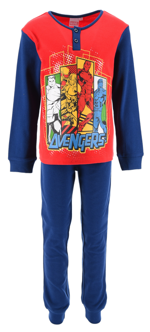 Pigiama Avengers MARVEL Bambino 100% Cotone Interlock 200 Gr - Hy20079.bblu