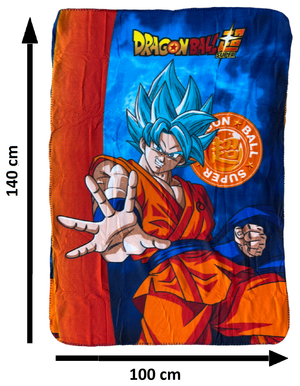 Plaid Dragon Ball Coperta in 100% Poliestere 220 Gsm 100 X 140 CM per Bambini - Db36-5571