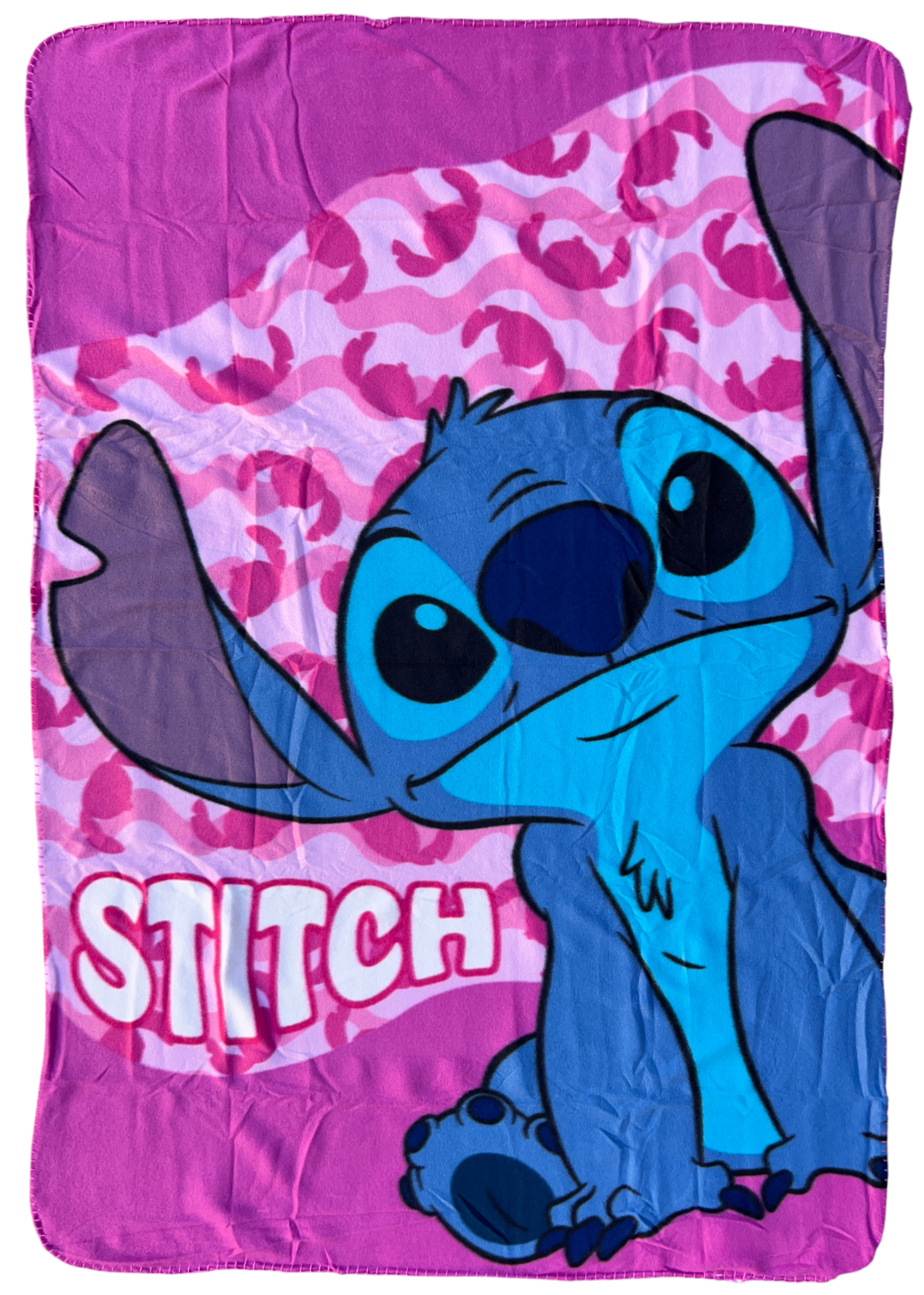 Plaid Stitch DISNEY Coperta in 100% Poliestere 220 Gsm 100 X 140 CM per Bambini - Lil36-5428