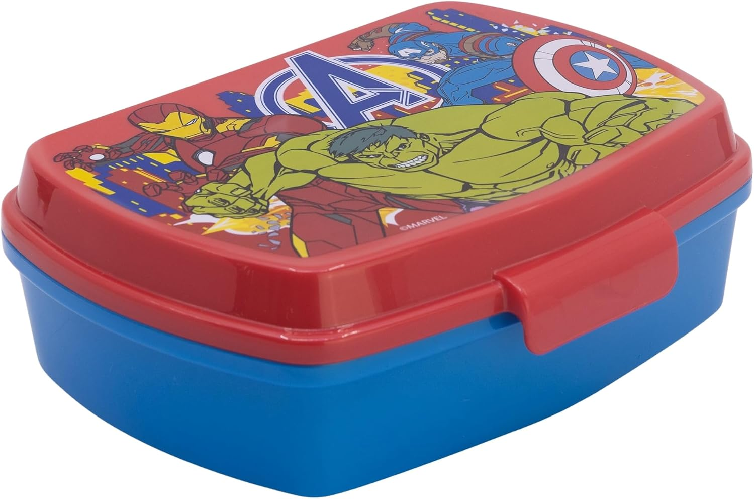 Portamerenda Avengers MARVEL Porta Pranzo Scuola Tempo Libero CM 17x14x6 - St80174