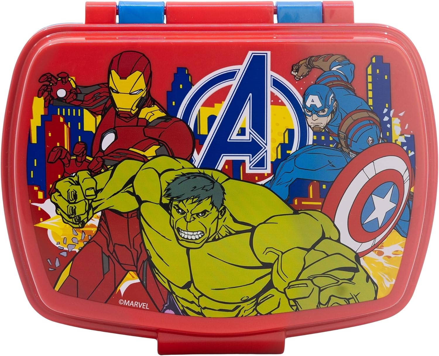 Portamerenda Avengers MARVEL Porta Pranzo Scuola Tempo Libero CM 17x14x6 - St80174