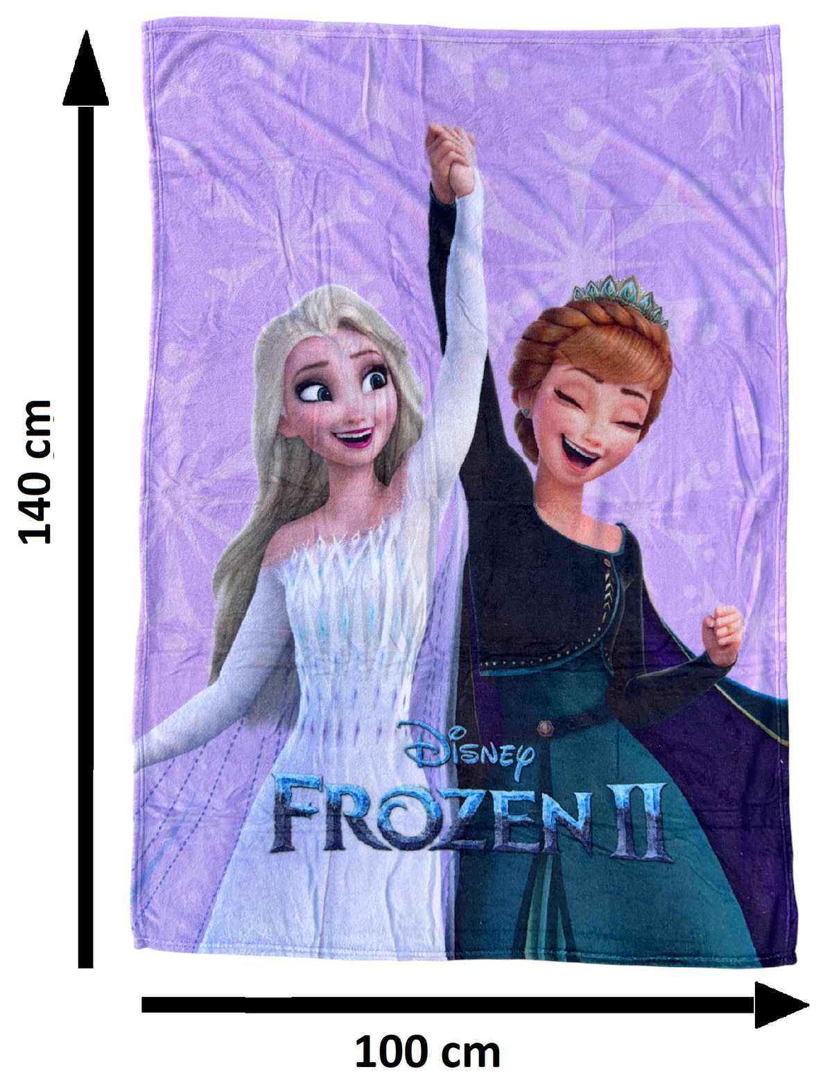 Plaid in Coral Frozen DISNEY Coperta in 100% Poliestere 100 X 140 CM per Bambini - Je13558ad
