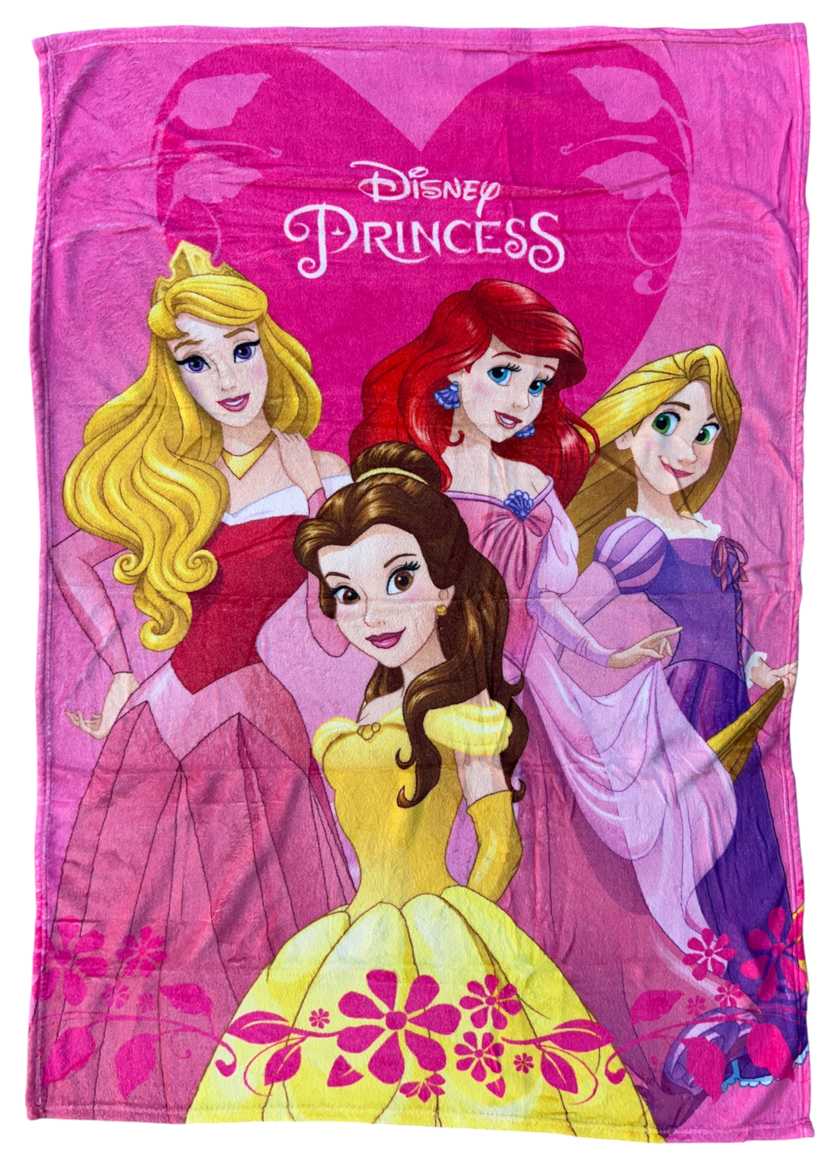 Plaid in Coral Principesse DISNEY Coperta in 100% Poliestere 100 X 140 CM per Bambini - Je13562ad