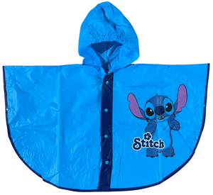 Mantellina Stitch DISNEY Poncho Impermeabile Antipioggia con Cappuccio - D08900mc
