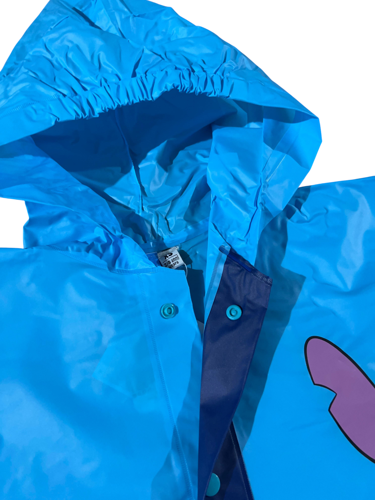 Mantellina Stitch DISNEY Poncho Impermeabile Antipioggia con Cappuccio - D08900mc