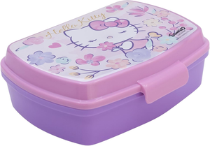 Portamerenda Hello Kitty Sanrio Porta Pranzo Scuola Tempo Libero CM 17x14x6 - St81784