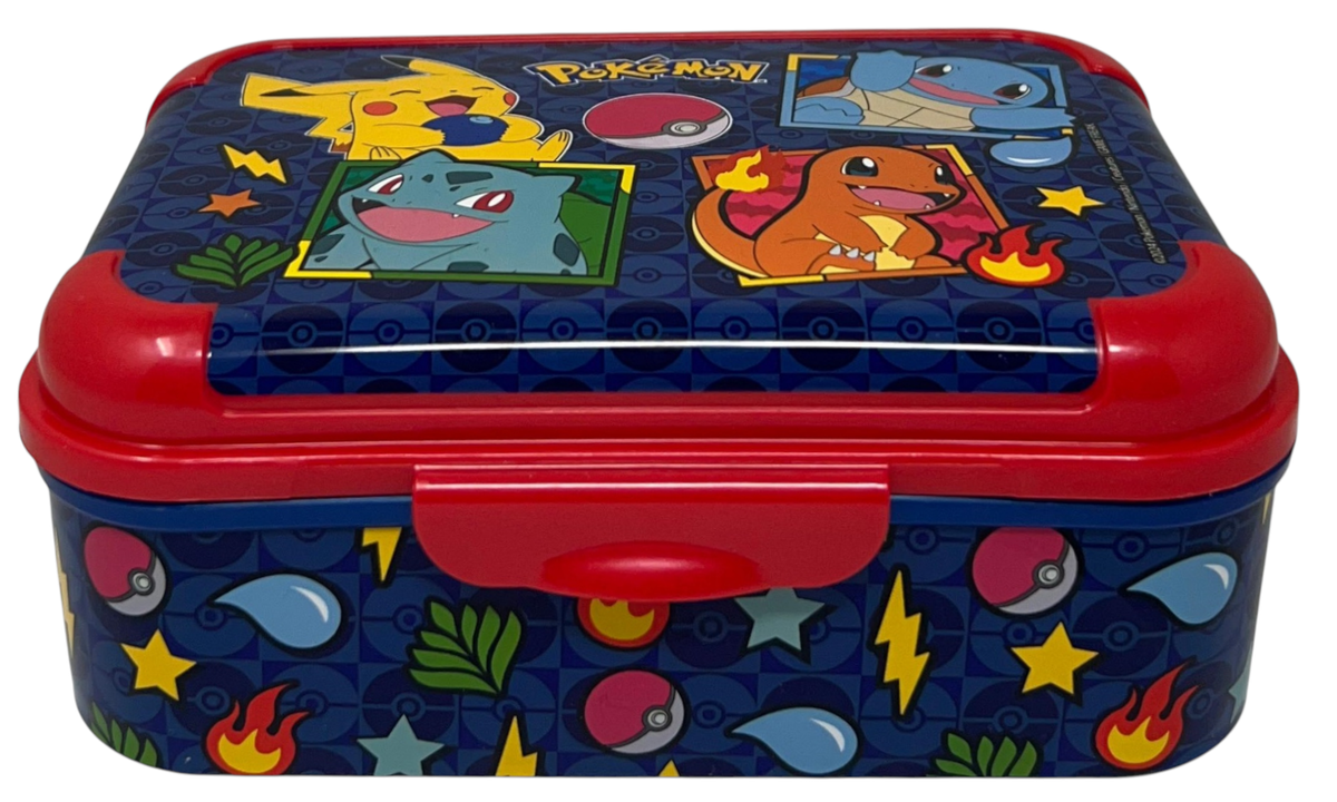 Portamerenda Deluxe Pokémon Pikachu Portapranzo Scuola Tempo Libero All Colored - St80843