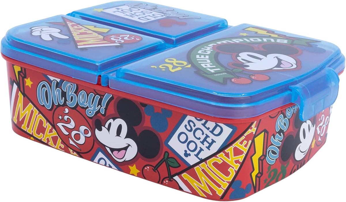 Portamerenda Multiscomparto Topolino DISNEY Porta Pranzo Scuola Tempo Libero - St81120