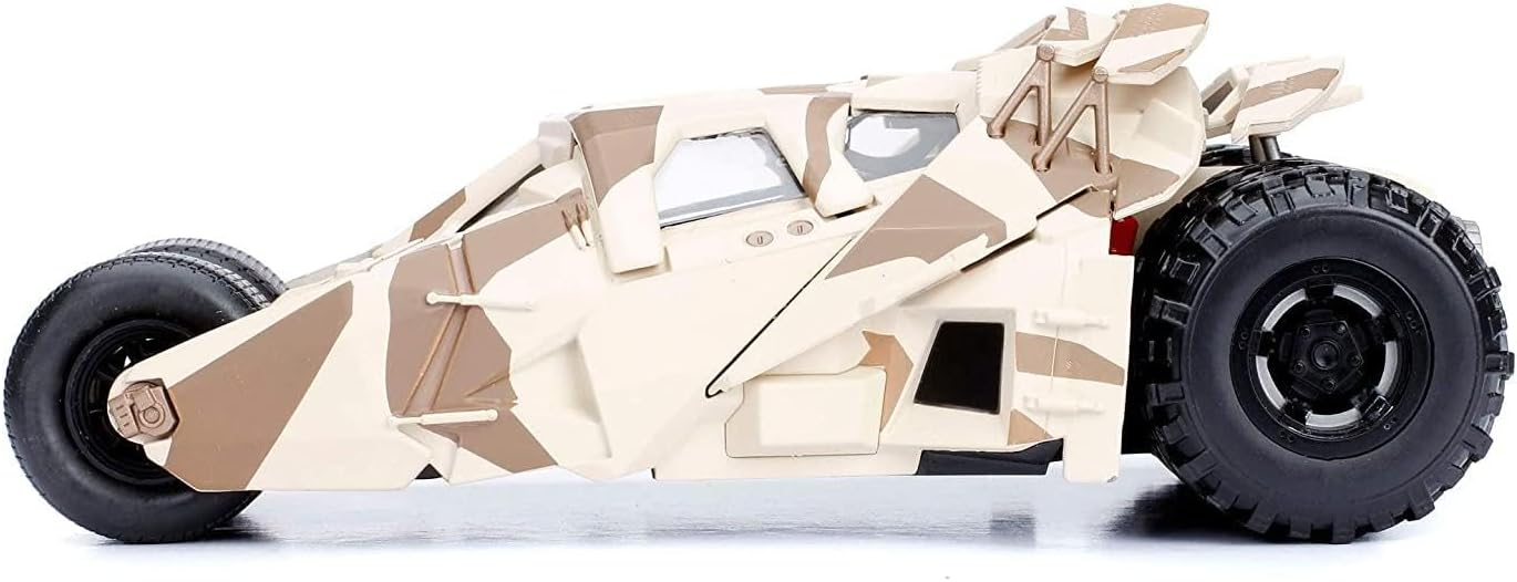 Modellino Batmobile Camouflage 1:24 con Figura in Metallo Batman da Collezione - 253215006
