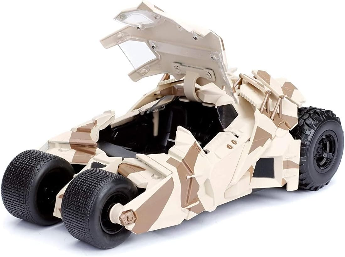 Modellino Batmobile Camouflage 1:24 con Figura in Metallo Batman da Collezione - 253215006