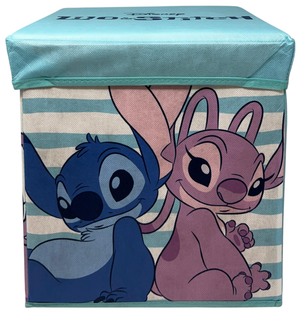 Pouf Contenitore Stitch Angel DISNEY Multifunzione Porta Oggetti per Sedersi 30 CM - Je12805ad