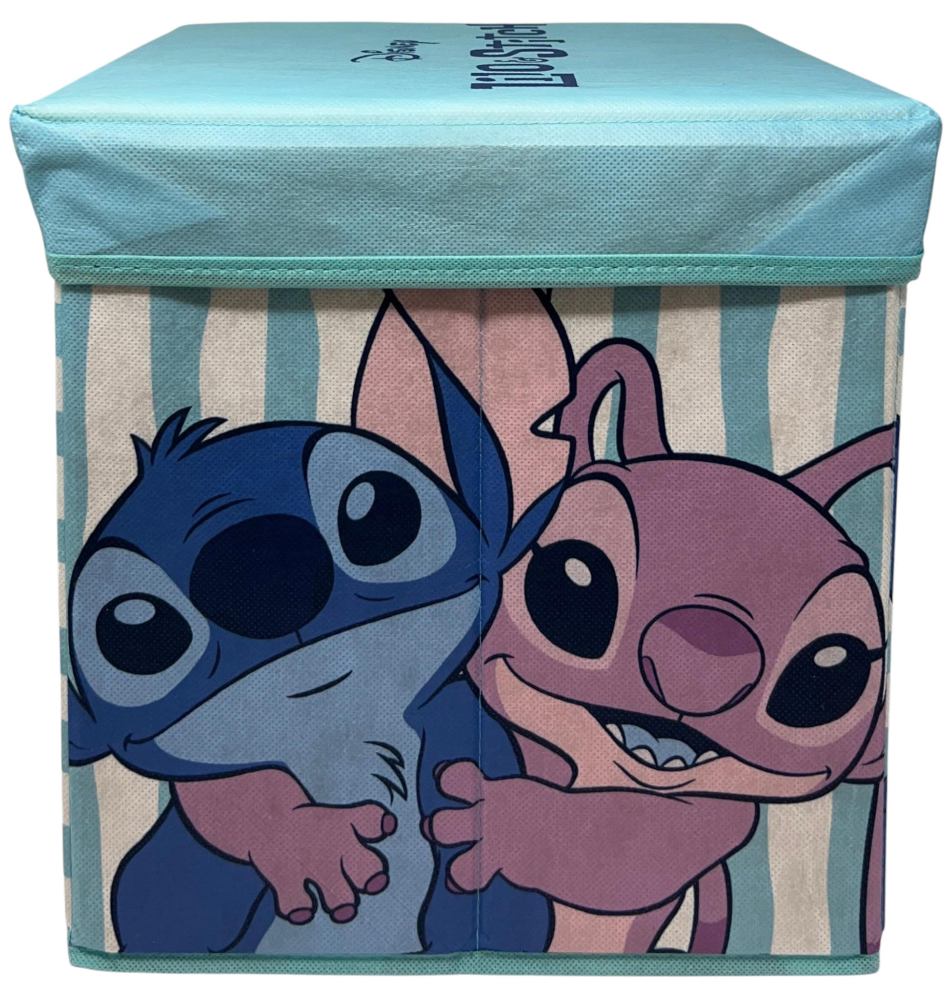 Pouf Contenitore Stitch Angel DISNEY Multifunzione Porta Oggetti per Sedersi 30 CM - Je12805ad