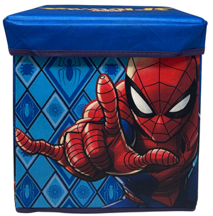 Pouf Contenitore Spiderman MARVEL Multifunzione Porta Oggetti per Sedersi 30 CM - Je12881ad