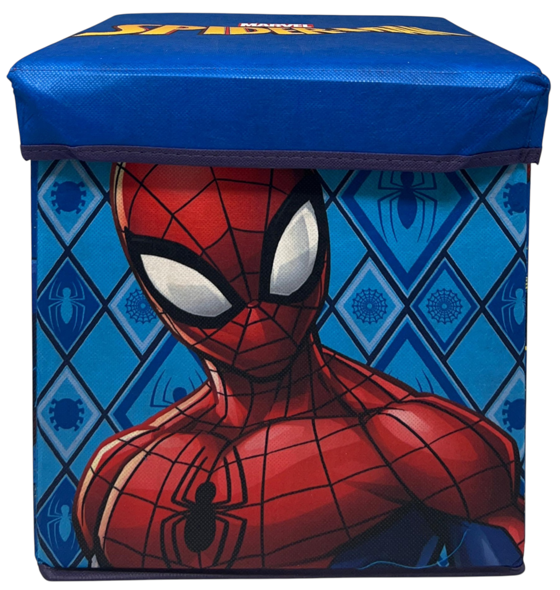 Pouf Contenitore Spiderman MARVEL Multifunzione Porta Oggetti per Sedersi 30 CM - Je12881ad