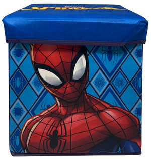 Pouf Contenitore Spiderman MARVEL Multifunzione Porta Oggetti per Sedersi 30 CM - Je12881ad