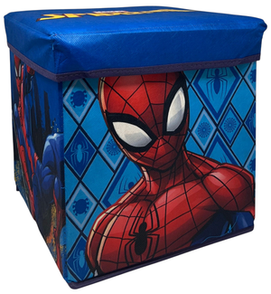 Pouf Contenitore Spiderman MARVEL Multifunzione Porta Oggetti per Sedersi 30 CM - Je12881ad