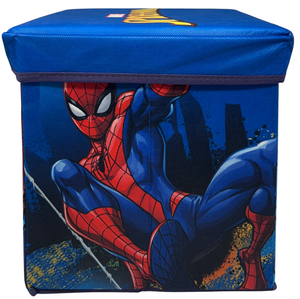 Pouf Contenitore Spiderman MARVEL Multifunzione Porta Oggetti per Sedersi 30 CM - Je12881ad
