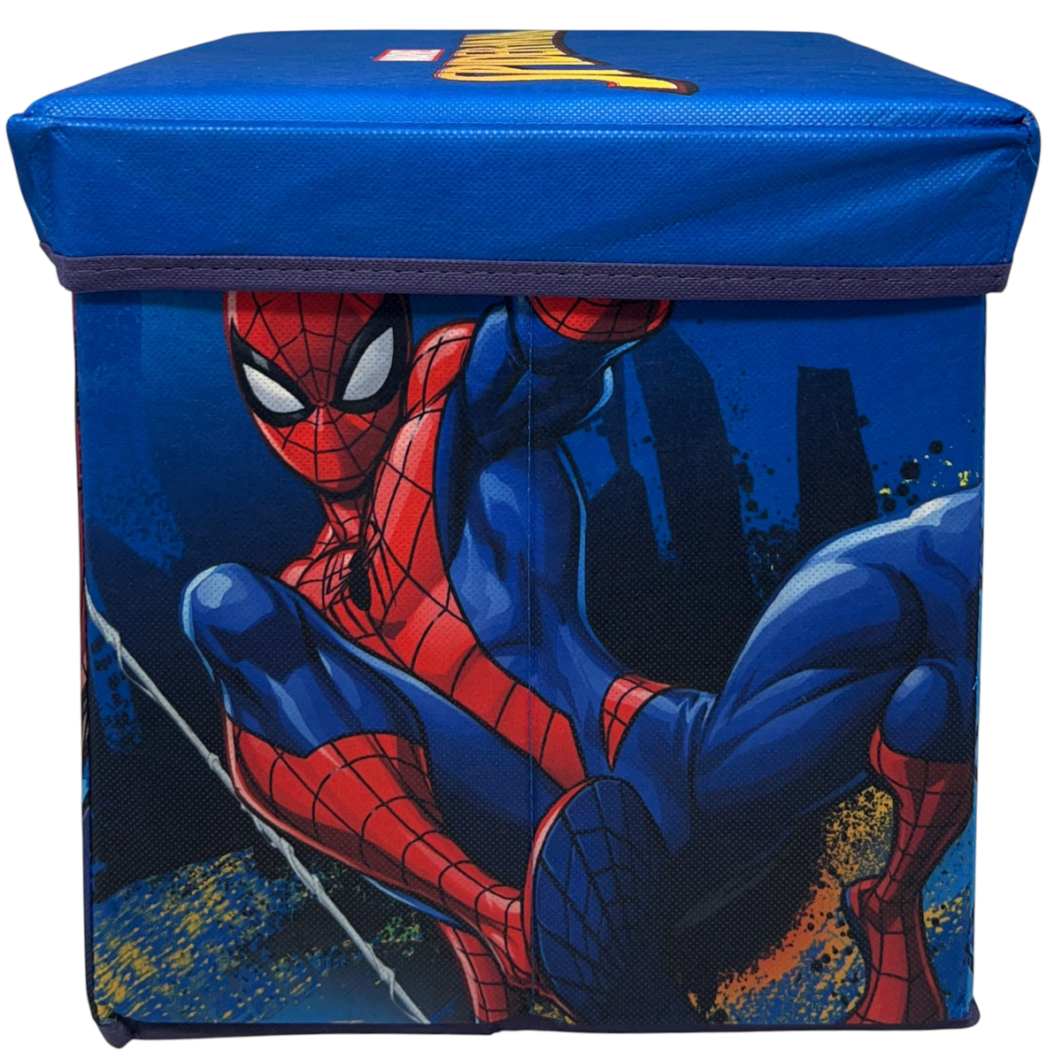Pouf Contenitore Spiderman MARVEL Multifunzione Porta Oggetti per Sedersi 30 CM - Je12881ad