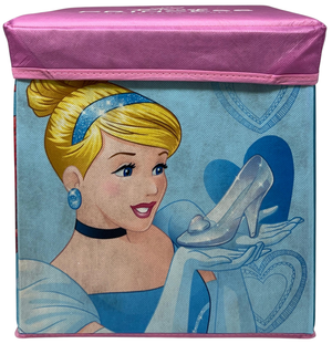 Pouf Contenitore Principesse DISNEY Multifunzione Porta Oggetti per Sedersi 30 CM - Je12804ad