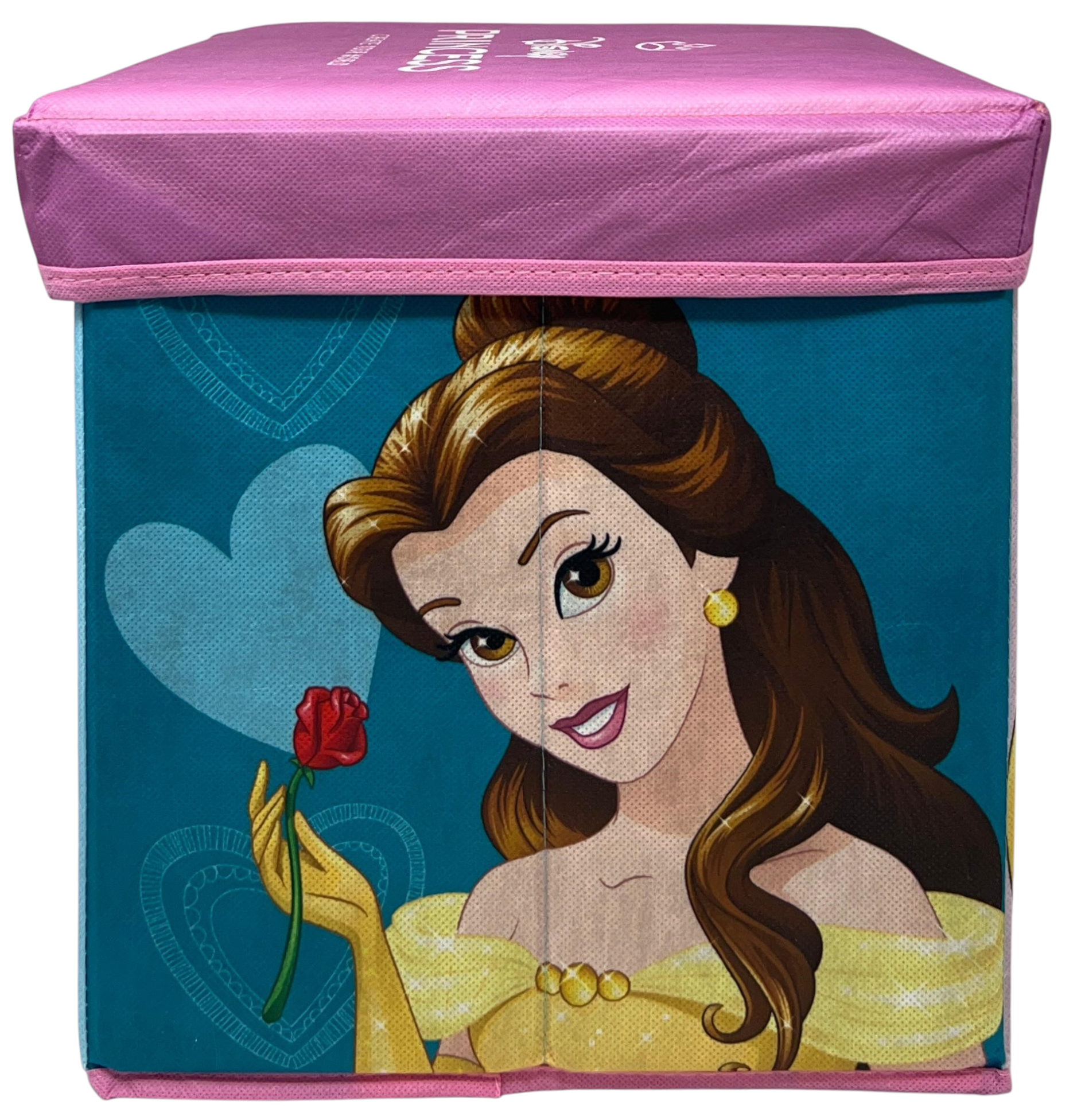 Pouf Contenitore Principesse DISNEY Multifunzione Porta Oggetti per Sedersi 30 CM - Je12804ad