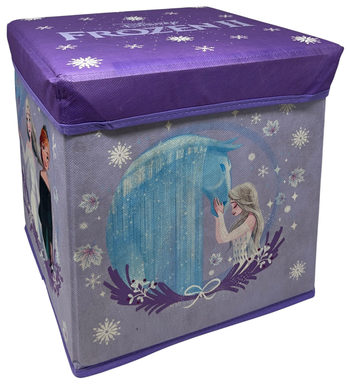 Pouf Contenitore Frozen DISNEY Multifunzione Porta Oggetti per Sedersi 30 CM - Je12803ad