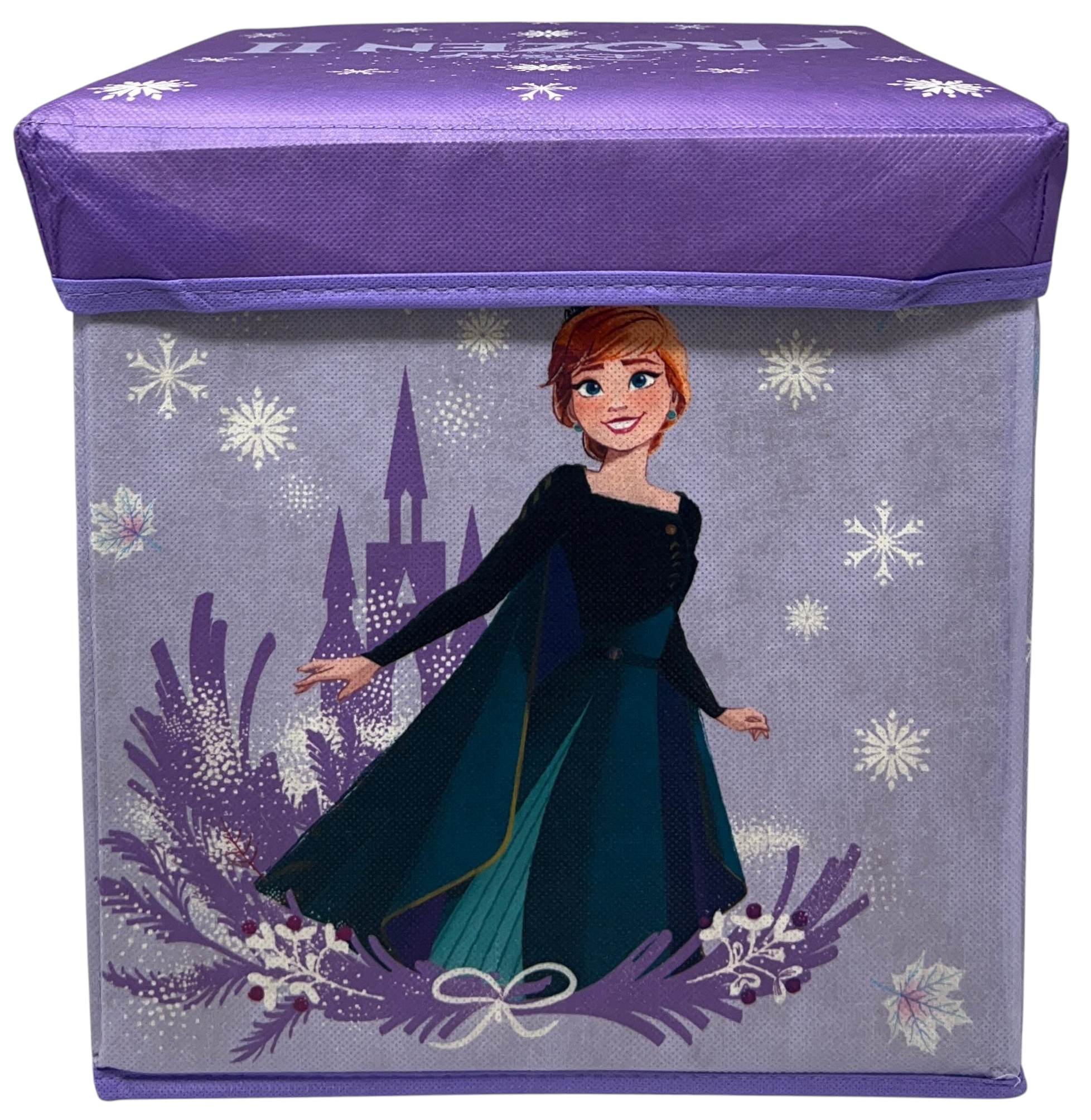 Pouf Contenitore Frozen DISNEY Multifunzione Porta Oggetti per Sedersi 30 CM - Je12803ad