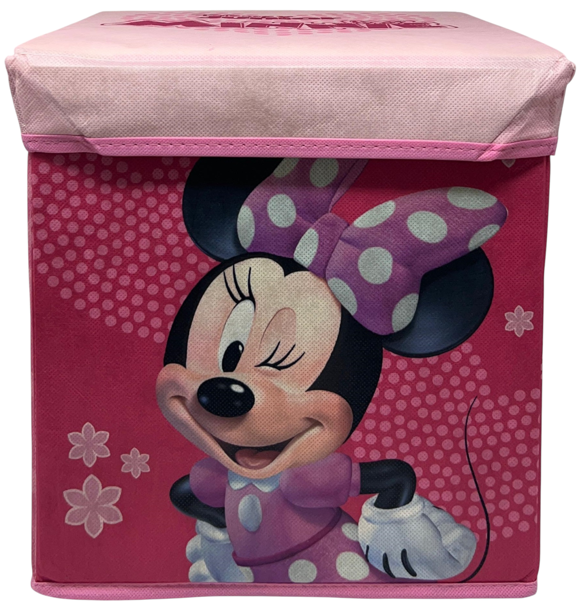 Pouf Contenitore Minnie DISNEY Multifunzione Porta Oggetti per Sedersi 30 CM - Je12808ad