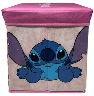 Pouf Contenitore Stitch DISNEY Multifunzione Porta Oggetti per Sedersi 30 CM - Je12806ad