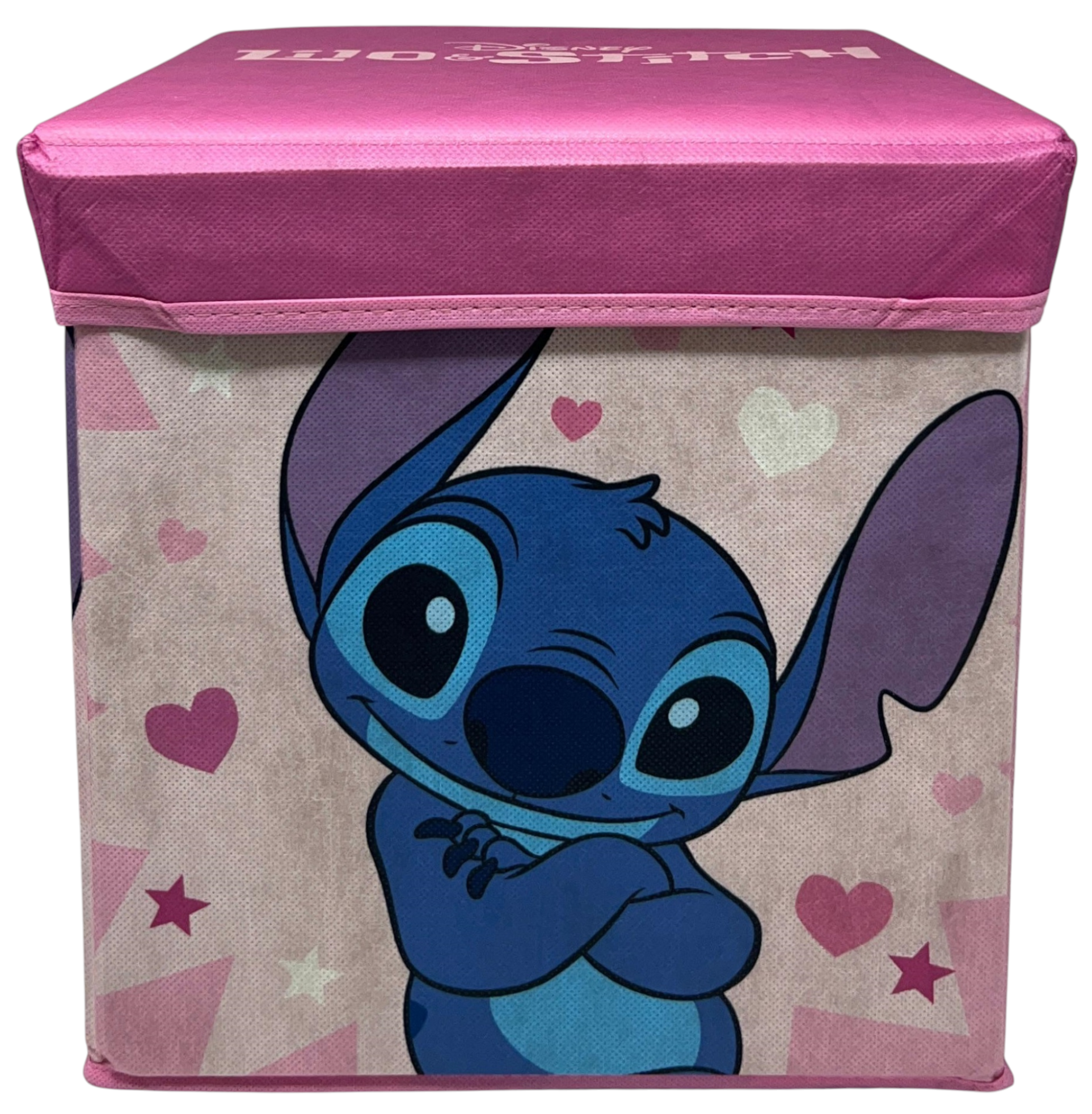 Pouf Contenitore Stitch DISNEY Multifunzione Porta Oggetti per Sedersi 30 CM - Je12806ad