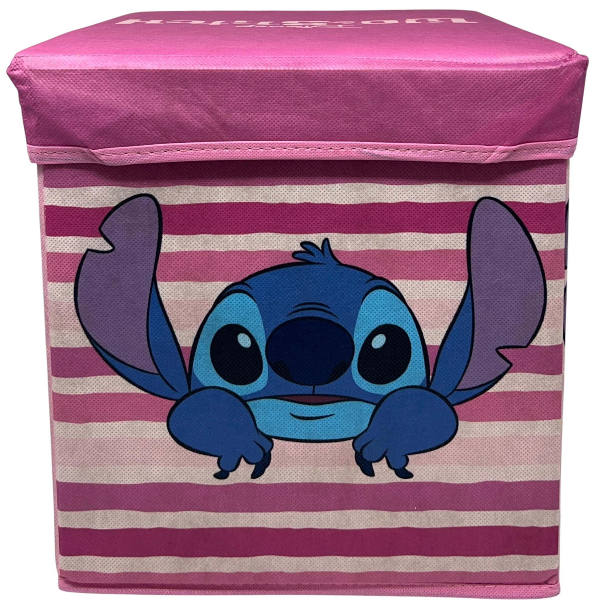 Pouf Contenitore Stitch DISNEY Multifunzione Porta Oggetti per Sedersi 30 CM - Je12806ad