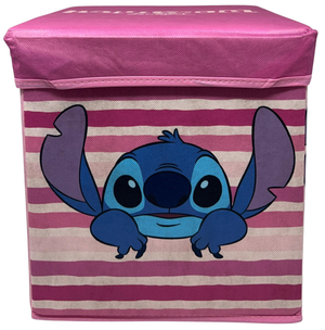 Pouf Contenitore Stitch DISNEY Multifunzione Porta Oggetti per Sedersi 30 CM - Je12806ad