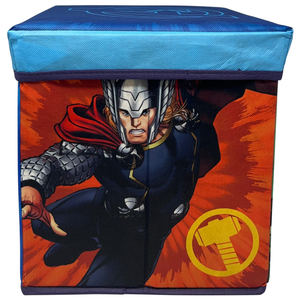 Pouf Contenitore Avengers MARVEL Multifunzione Porta Oggetti per Sedersi 30 CM - Je12809ad
