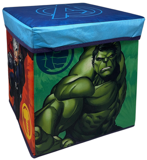 Pouf Contenitore Avengers MARVEL Multifunzione Porta Oggetti per Sedersi 30 CM - Je12809ad