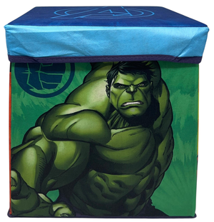 Pouf Contenitore Avengers MARVEL Multifunzione Porta Oggetti per Sedersi 30 CM - Je12809ad