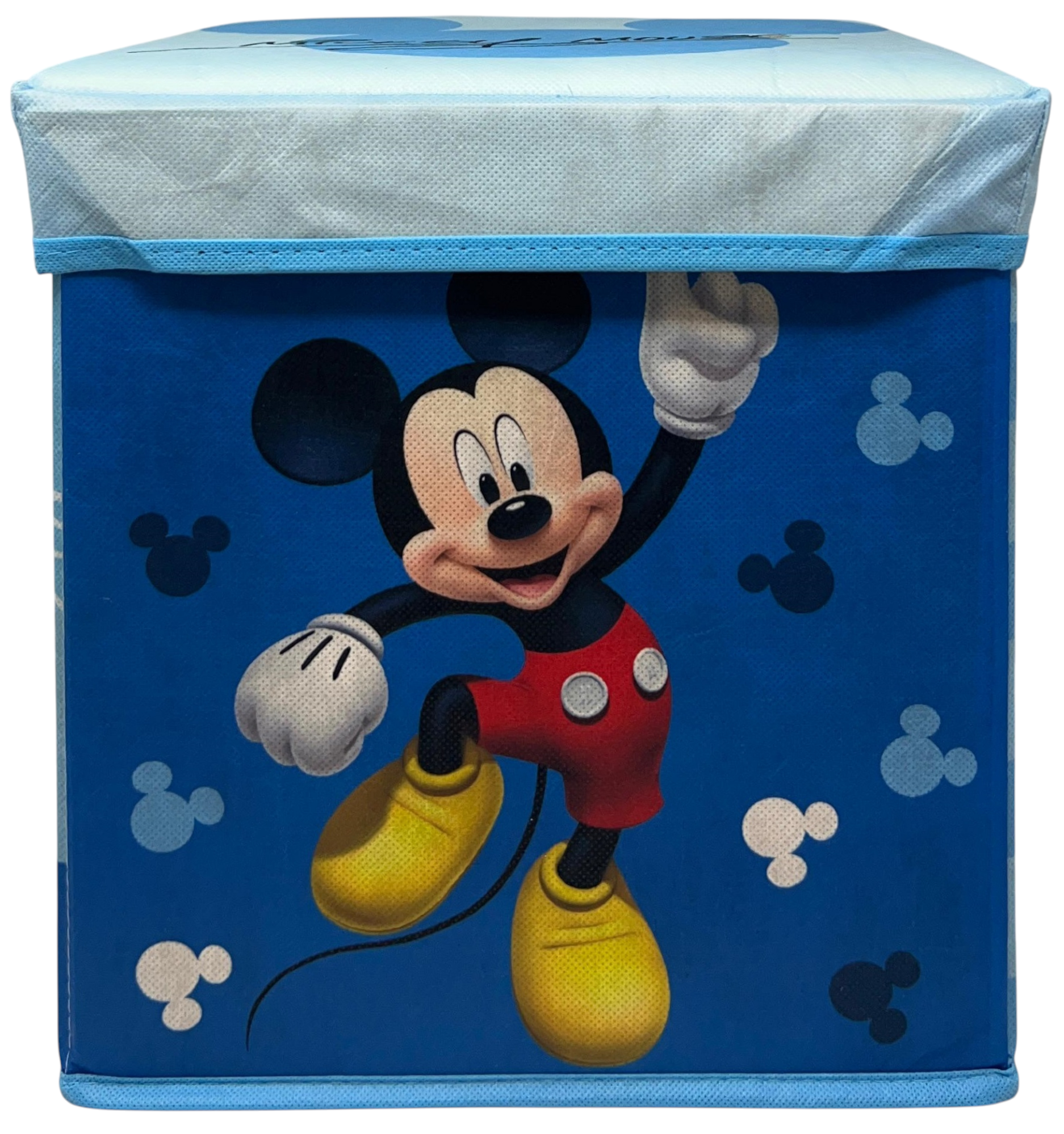 Pouf Contenitore Topolino DISNEY Multifunzione Porta Oggetti per Sedersi 30 CM - Je12807ad