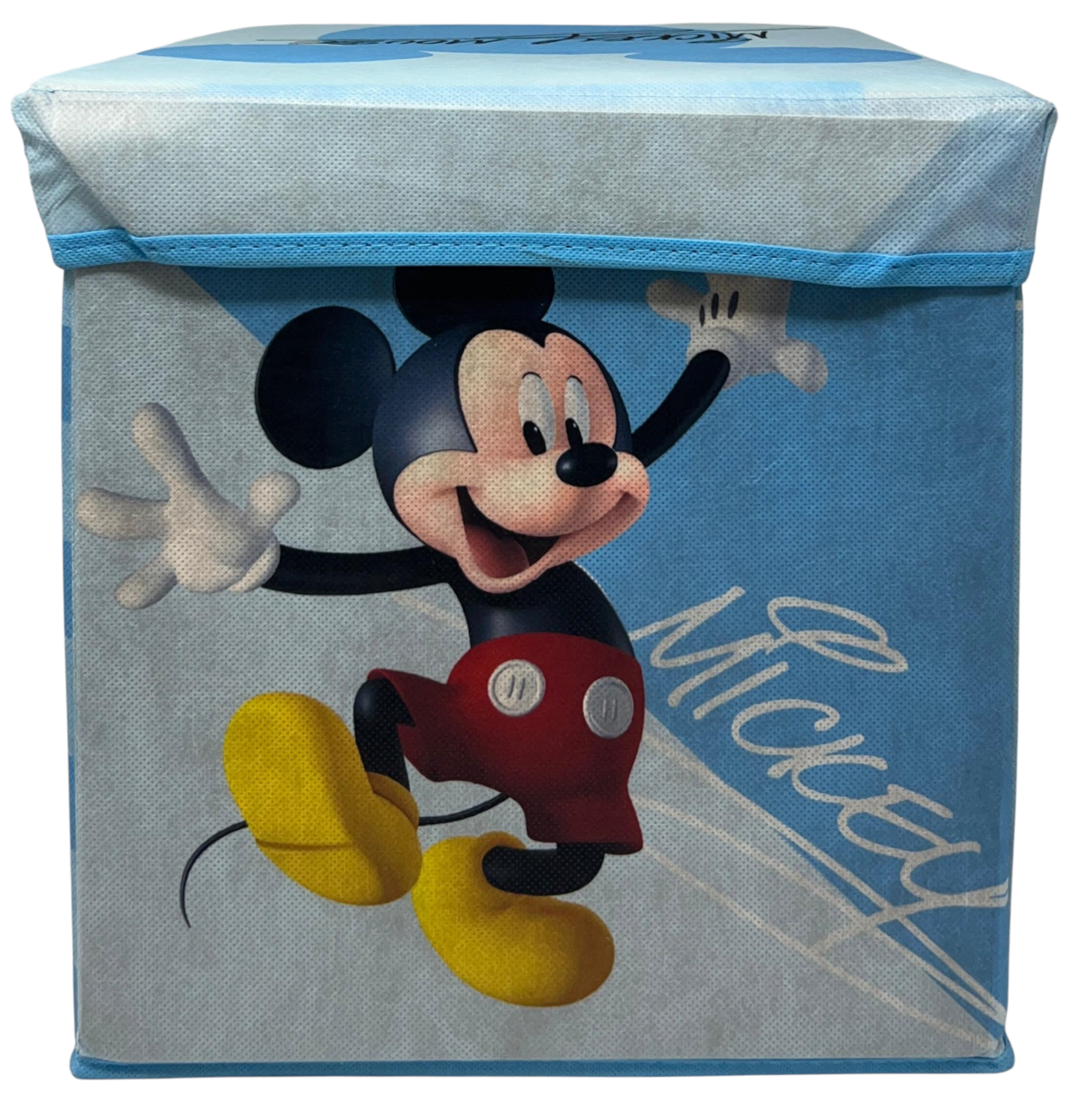 Pouf Contenitore Topolino DISNEY Multifunzione Porta Oggetti per Sedersi 30 CM - Je12807ad