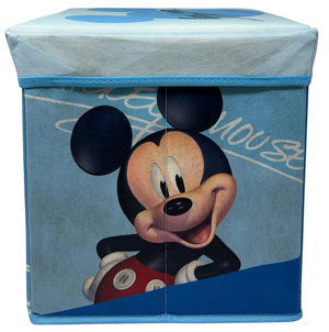 Pouf Contenitore Topolino DISNEY Multifunzione Porta Oggetti per Sedersi 30 CM - Je12807ad