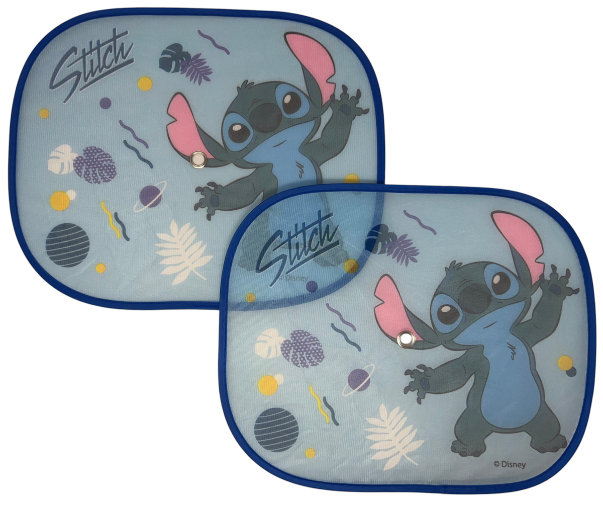 Tendine Parasole Laterali Stitch DISNEY Coppia di Tendine per Auto 44 X 36 CM Protezione Raggi Uv - 37872