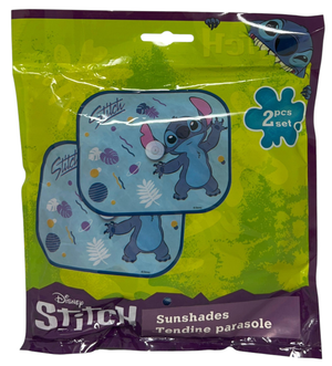 Tendine Parasole Laterali Stitch DISNEY Coppia di Tendine per Auto 44 X 36 CM Protezione Raggi Uv - 37872