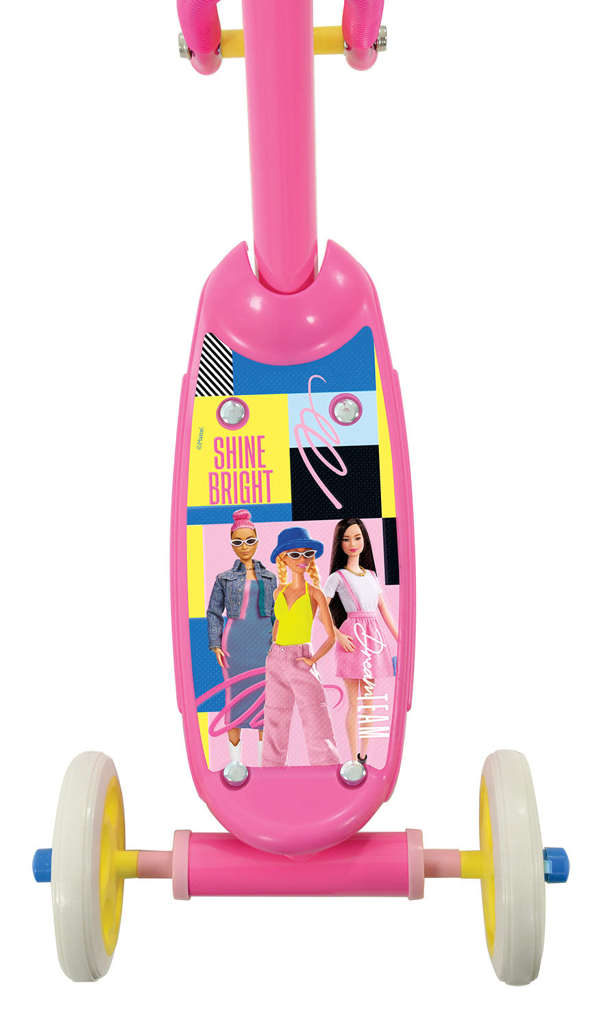 Monopattino 3 Ruote Barbie Mattel Altezza Regolabile per Bambini Dai 3 Anni in su - 42690
