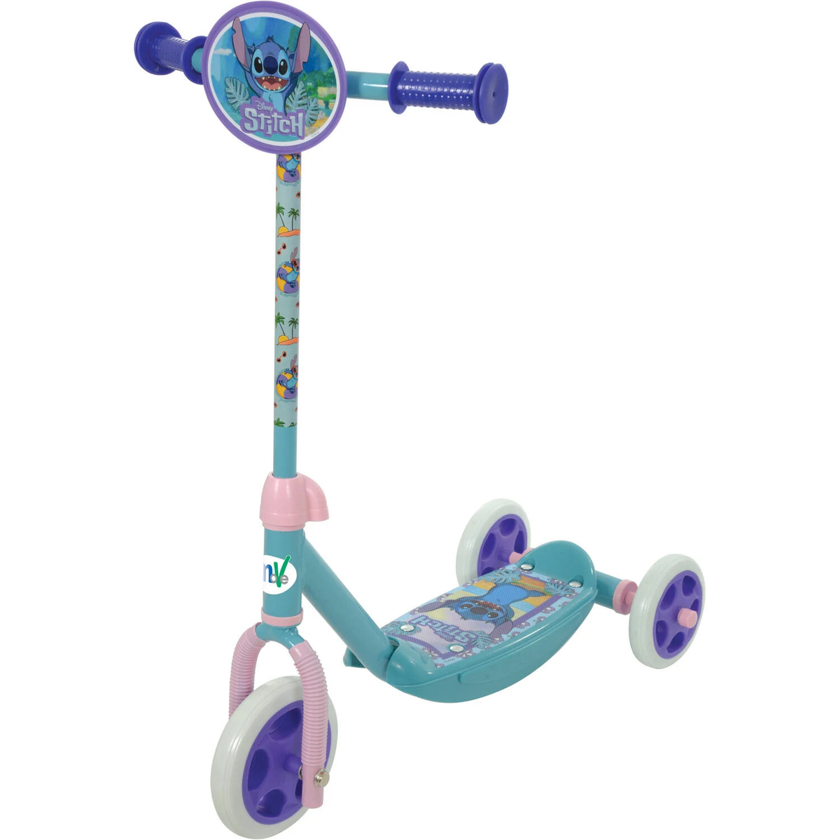 Monopattino 3 Ruote Stitch DISNEY Altezza Regolabile per Bambini Dai 3 Anni in su - 42691