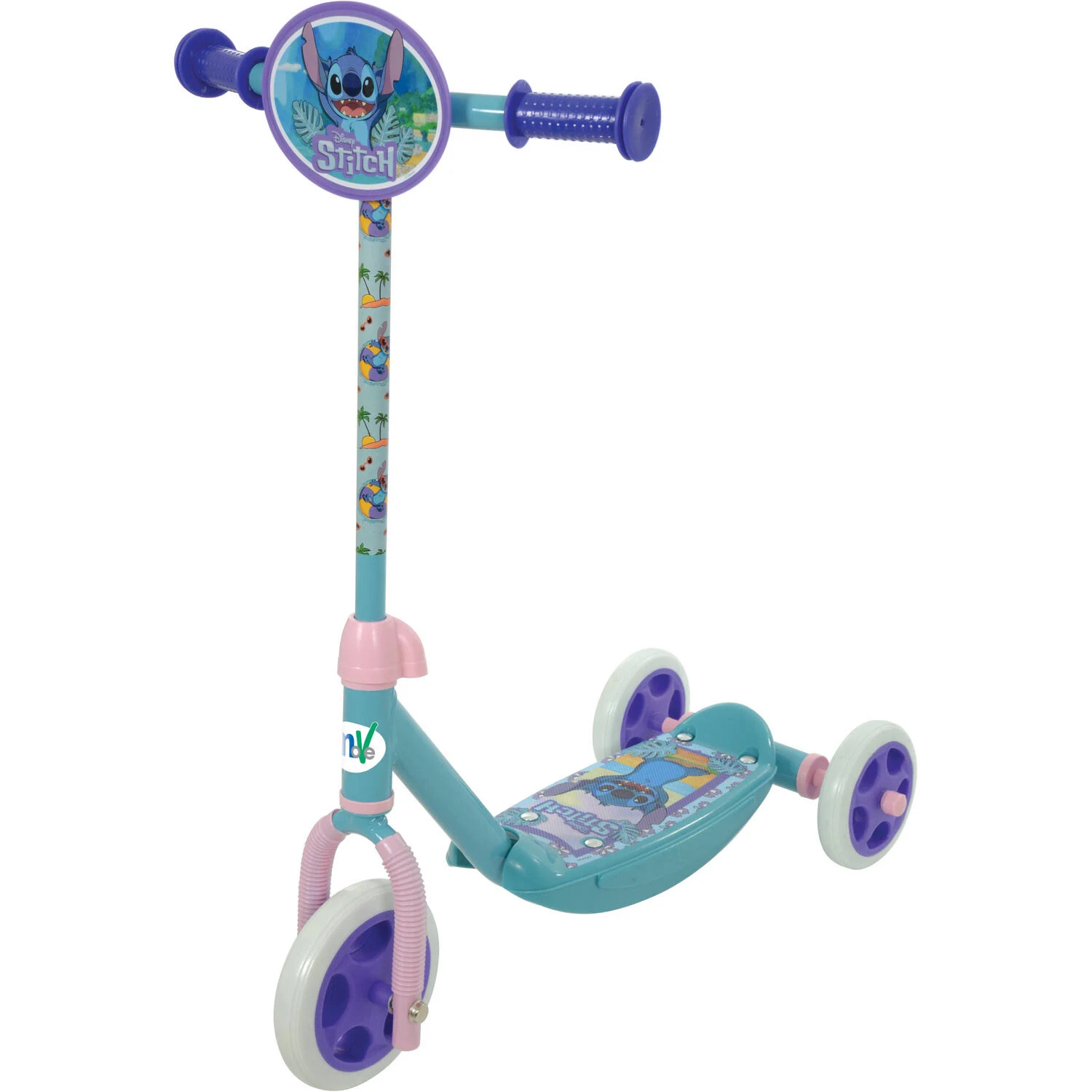 Monopattino 3 Ruote Stitch DISNEY Altezza Regolabile per Bambini Dai 3 Anni in su - 42691